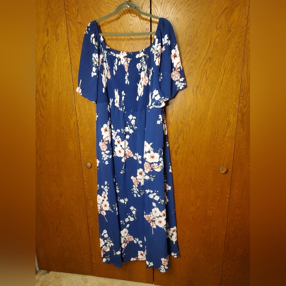 BloomChic smocked maxi